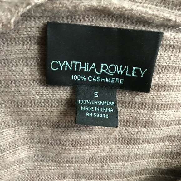 CYNTHIA ROWLEY CASHMERE SHRUG - Picture 5 of 5